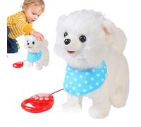 Walking Dog Toy, Electric Barking Animal Toy, Interactive Plush Home Decor, Cartoon Style, Battery Operated Companion Doll Premium Quality Portable Compact Ideal for Boys and Girls