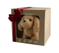 Walking Dog Toy, Interactive Plush Puppy, Barking Tail Wagging Pet, Soft Companion Animal with Sounds and Motion, Fun Present for Kids, Birthday, Holiday, Party Entertainment 6.69x5.91x3.94 Inches