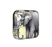Walking Elephant - Borsa portaoggetti a prova di mestruazione, per l'igiene personale, da viaggio, per assorbenti igienici, discreta, per borsa da ufficio