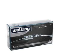 Walking Guanti NITROMAX Extra Lunghi Neri X Pezzi L Giardinaggio, Multicolore, L (Confezione da 50)
