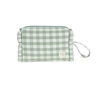 Walking Mum. Beauty case per bambini Remy. Borsa organizer piccola per accessori per la toilette e l'igiene del bambino. Pratico e comodo da indossare. Colore verde. Dimensioni: 21 x 15 x 9 cm.