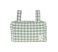 Walking Mum. Borsa organizer Remy Borsa per maternità per passeggino, manici corti da fissare al carrello, colore verde misure 31 x 17 x 12 cm.