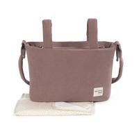 Walking Mum by Pasito a Pasito Borsa Fasciatoio in Velluto a Coste GALA CERISE