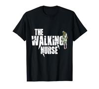 Walking Nurse Halloween, Hollywood divertente Zombie Maglietta
