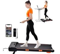 walking pads, Tapis Roulant Per La Casa Con Inclinazione Del 7%, Attrezzo Da 2,2 CV Con Display LCD, Telecomando E Controllo Tramite App, Tapis Roulant Sotto La Scrivania Per Casa E Ufficio