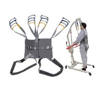 Walking Sling Supportive Training Aid for Adults Adjustable Full Body Standing Harness Padded Lift S, Rehabilitation Mobility Equipment