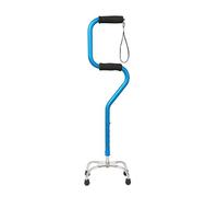 Walking Stick Healthcare in lega di alluminio Aiuto a piedi non slittabile a quattro zampe a quattro zampe stampelle con luce per l'arrampicata all'aperto per anziani