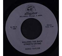 walking the back streets crying 45 rpm single