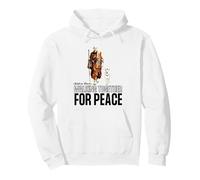 Walking Together for Peace | Walk for Peace Monk & Aloka Dog Felpa con Cappuccio