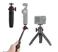 Walking Way 27 cm Mini Bastone per Selfie, Treppiede Estensibile GoPro 13/Max, DJI Osmo Pocket 3/4/4 Pro, Insta360 X5, Accessorio Stabile Action Camera & Fotocamere Compatite, Impugnatura per Vlog