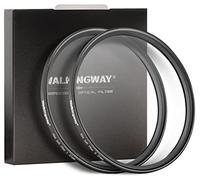 Walking Way 37mm Set Filtri Diffusione Nebbia Bianca (Morbido 1 & 2) - Effetto Sognante Soft Focus per Video/Ritratti - Filtro Nebbia Leggero e Forte con Telaio Ultrasottile, Vetro HD