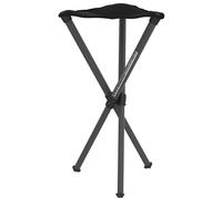 Walkstool - Modello Basic - Nero - Sgabello Pieghevole 3 Piedi Regolabili in Alluminio - Altezza Seduta 60 cm - Sgabello Pieghevole - Carico Massimo 175 kg - Prodotto in Svezia
