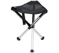 Walkstool - Modello Comfort - Nero e Grigio - Sgabello Pieghevole 3 Piedi Regolabili in Alluminio - Altezza Seduta 45 cm - Sgabello Pieghevole - Carico Massimo 200 kg - Prodotto in Svezia