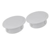 Wall Air Conditioner Cover 100mm Protective Hole Cover for AC Piping Installation 2PCS Decorative PP Plastic White Interior Pipe Cover