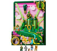 LEGO Wicked Wall Art Città di Smeraldo - Costruzione per Adulti 3D - Kit Modellismo con 6 Minifigure incl. Dorothy e il Cane Toto - Decorazione da Parete Fai da Te - Regalo per i Fan del Film - 75685