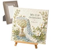Wall Art Craft Set Christian Inspirational Bible Ornament Verse