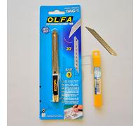 Wall-Art-Design Olfa Cutter Professionale SAC-1 (30° Gradi) + 10 ´ Er Klingenbox 30° Lame Nuovo!