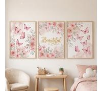 Wall Art Set 3 21x30cm Finitura Opaca per decorazione Inte