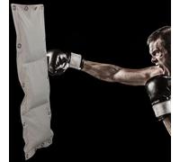 Wall Bag - Wing Chun Punching Bag | Boxing Wall Target, Three-Section Canvas Walļ Sand Ɓag Empty Martial Arts Striking Pad For Kung Fu, Boxing, Training & Stress Relief, 15.7x43.3in