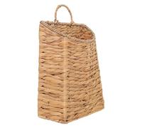 Wall Basket for Plants - 12.6 Inch Woven Gourd Grass Basket | Rustic Rattan Wall Organizer, Decorative Hanging Planter for Keys Mail, Kitchen Fruits, Living Room Decor