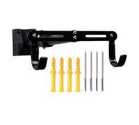 Wall Bike Mount, Bike Organizer Holder, Compact design 360° Adjustable Utility Hooks and Space Saving Wall Shelving System for Road, Mountain, Scooter Cycles, Garage or Indoor Use