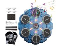 Wall Boxing Punching Machine - 9-Level Music Target Trainer, Light Equipped Exercise Gear | Suitable for Boys, Adults, Gym, Home Workout, Indoor Fitness, Apartment or Dorm, Strength Enhancement