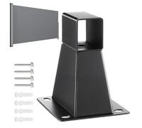 Wall Bracket For Side Awnings - Support Rack Kit, 1-Piece Retractable Shade With Screws And Washers, Metal Mounting Hardware For Privacy Screen, Patio Accessory, Fixed Base For Backyard