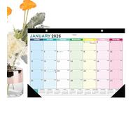 Wall Calendar, 18-Month Aesthetic Planner Board, Hanging Schedule Organizer for School, Home, Offices, Dorm, Kitchen, Desk, and Classroom Use, 16.93x12.01 inches
