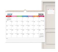 Wall Calendar 2026-2027 | July 2026-December 2027 Planner | 18 Month