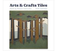 Wall Calendar 2027, Arts & Crafts Tiles: Made by Motawi Tileworks, 12 Months, Large Grid Design Featuring 12 Artworks