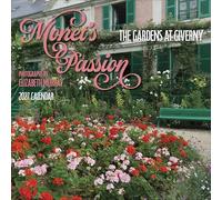 Wall Calendar 2027, Monet's Passion: The Gardens at Giverny, 12 Months, Large Grid Design Featuring 12 Artworks