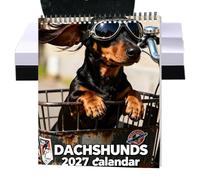 Wall Calendar 2027 - Nature Dog Planner Calendar For Office, School