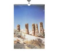 Wall Calendar Planner, 2026 Monthly Organizer Set, Spiral Bound Date Tracker with Scenic Landscape Design, Practical Scheduling Book with Clean Grid Layout, Time Management Calendar for Office