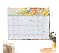 Wall Calendar - Wall Calendar 2026-2027, Large Desk Calendars, Double Thread Binding, January 2026 To June 2027 | Home Office Planning Organizer, Home Office Planning Organisers, Colorful Blocks