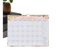 Wall Calendar - Wall Calendar 2026-2027, Large Desk Calendars, Double Thread Binding, January 2026 To June 2027 | Home Office Planning Organizer, Home Office Planning Organisers, Colorful Blocks