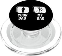 Wall Climbing Your Dad My Dad Daughter Son Funny Boulder PopSockets PopGrip per MagSafe