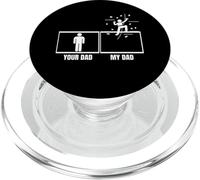 Wall Climbing Your Dad My Dad Daughter Son Funny Boulder PopSockets PopGrip per MagSafe