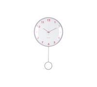 Wall Clock Cheeky Dome Pendulum Soft Viola