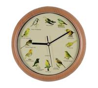 Wall Clocks, Retro Clocks, Vintage Bird Clock, Singing Bird Clock, 10-Inch Retro Animal Wall Clock with Birdsong Sound, Collectible Cuckoo Clocks, 9.84 Inches for Home Décor, Bedroom, Living Room