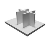 Wall Connector for Quercetti Marble Run Roller Coaster Track System