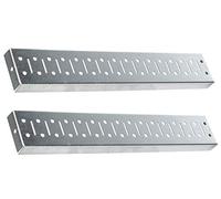 Wall Control 30-GS-0332 GV Metal Strip Galvanized Pegboard Rails, 32"