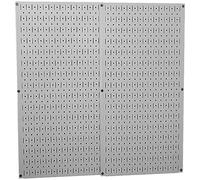 Wall Control 30-P-3232G Confezione di Pannelli forati in Metallo Grigio