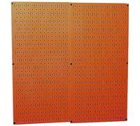 Wall Control 30-P-3232OR Confezione di pannelli forati in metallo arancione