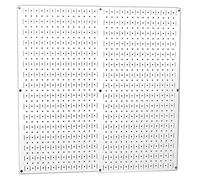 Wall Control 30-P-3232W Confezione di Pannelli forati in Metallo Bianco