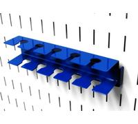 Wall Control ASM-SL-008 BU - Supporto porta attrezzi con intaglio in metallo, solo Pegboard, colore: blu