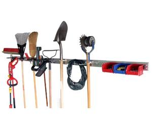 Wall Control Confezione organizer per binari da garage, in metallo, 2,8 m