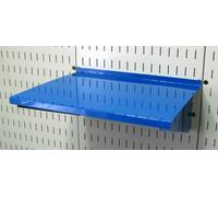 Wall Control Mensola profonda 30,5 cm con pannello forato e ripiano per attrezzi scanalato, blu