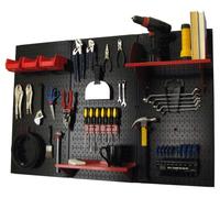 Wall Control Pegboard Standard Tool Storage Kit - Nero