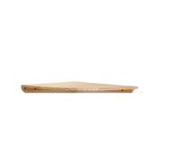 Wall Corner Shelves Wood Floating Wall Shelf Round End Wall Mounted Floating Corner Shelf for Bedroom Living Room and Kitchen per scaffalature(Size2)