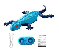 Wall Crawler Gecko, Remote Control Lizard Toy, Rechargeable LED Eyes Gecko
